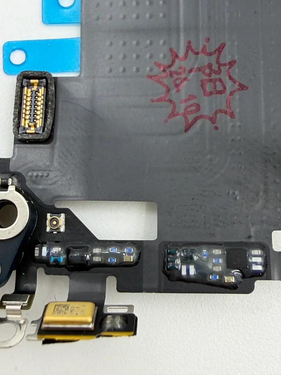 Original Pulled iPhone SE 3 Charging Port Flex Cable photograph 4